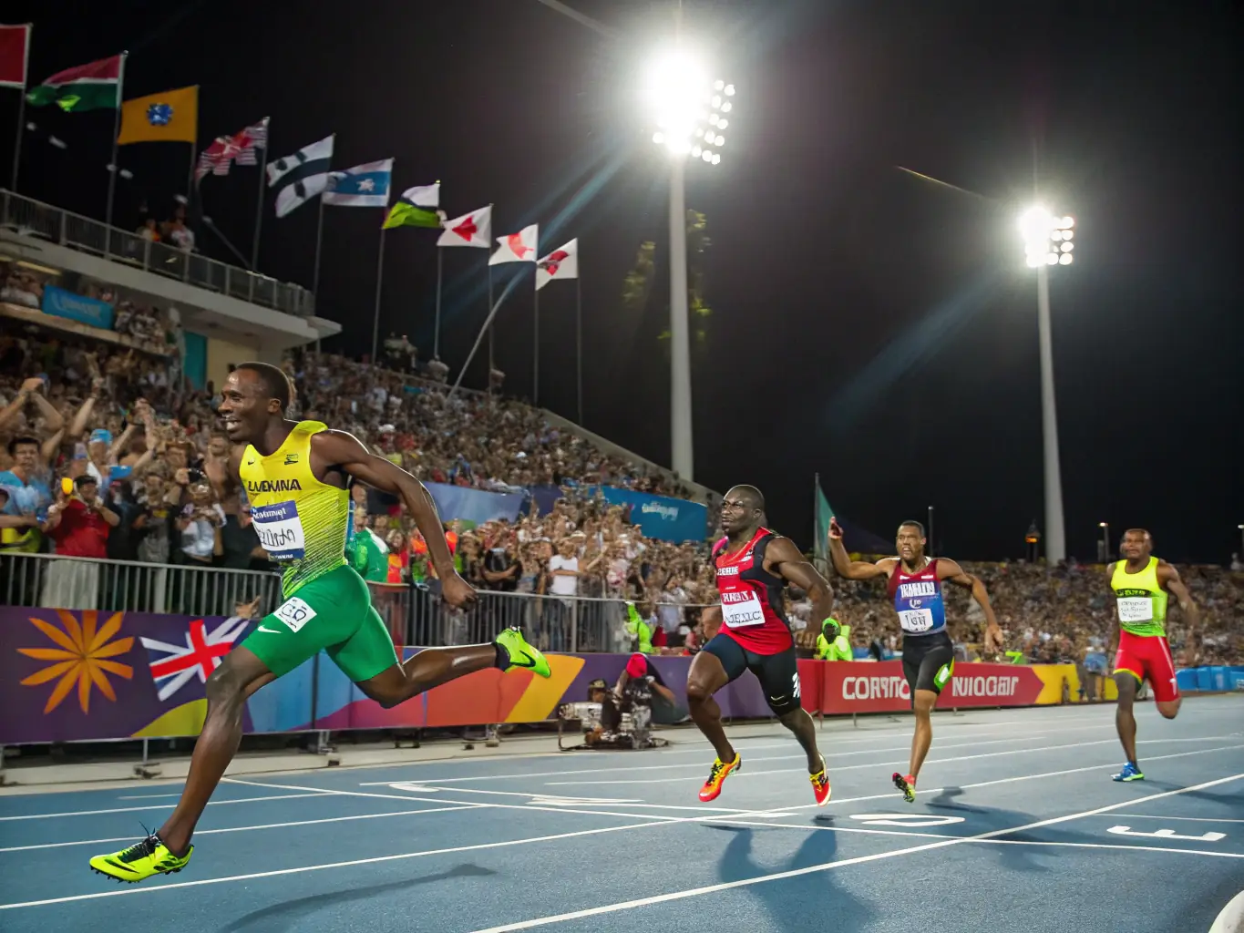 An image depicting students engaged in a competitive sports event, such as a track and field competition or a swimming meet, representing the competitive opportunities provided by ASSOCIATION SPORTIVE DE L'EREA.