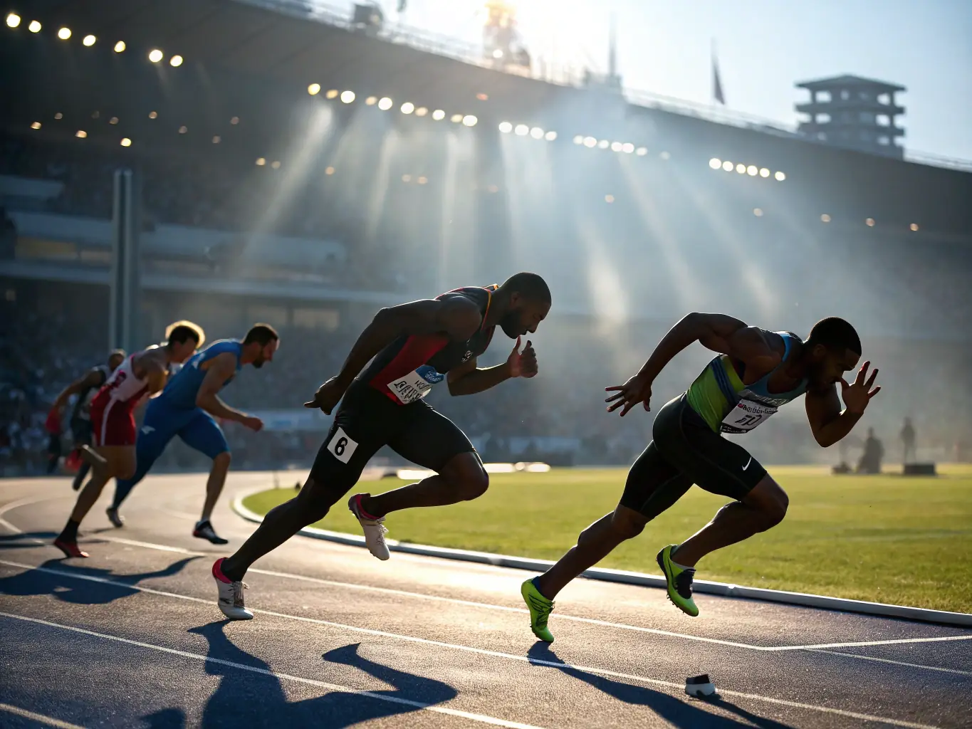 A dynamic image of students practicing track and field events at ASSOCIATION SPORTIVE DE L'EREA, highlighting individual achievement and athletic performance.